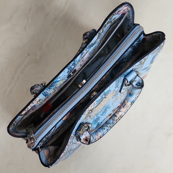 NWT Steve Madden Floral Tote Bag With Crossbody Strap - Picture 2 of 7